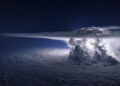 Incrível, piloto faz foto espetacular de tempestade a mais de 11 mil metros de altura
